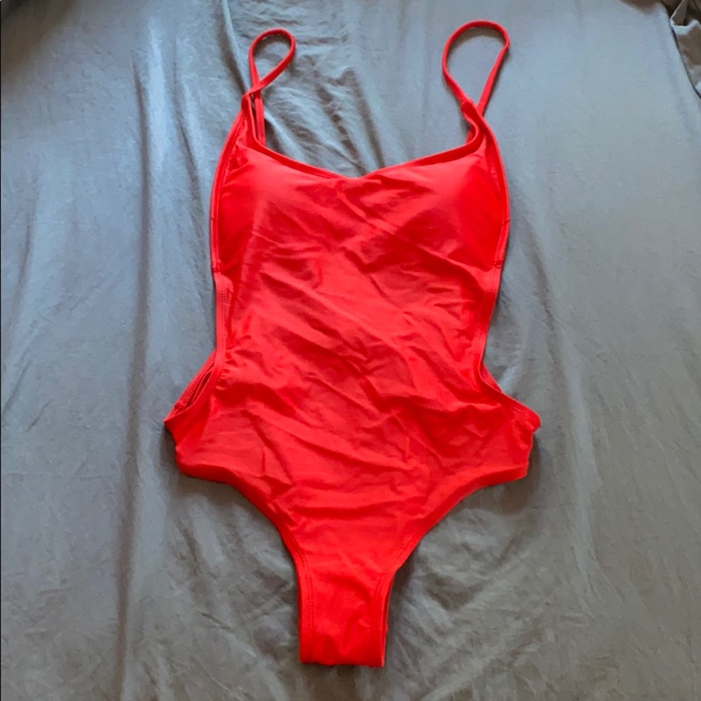 Sunny co Clothing red bathing suit